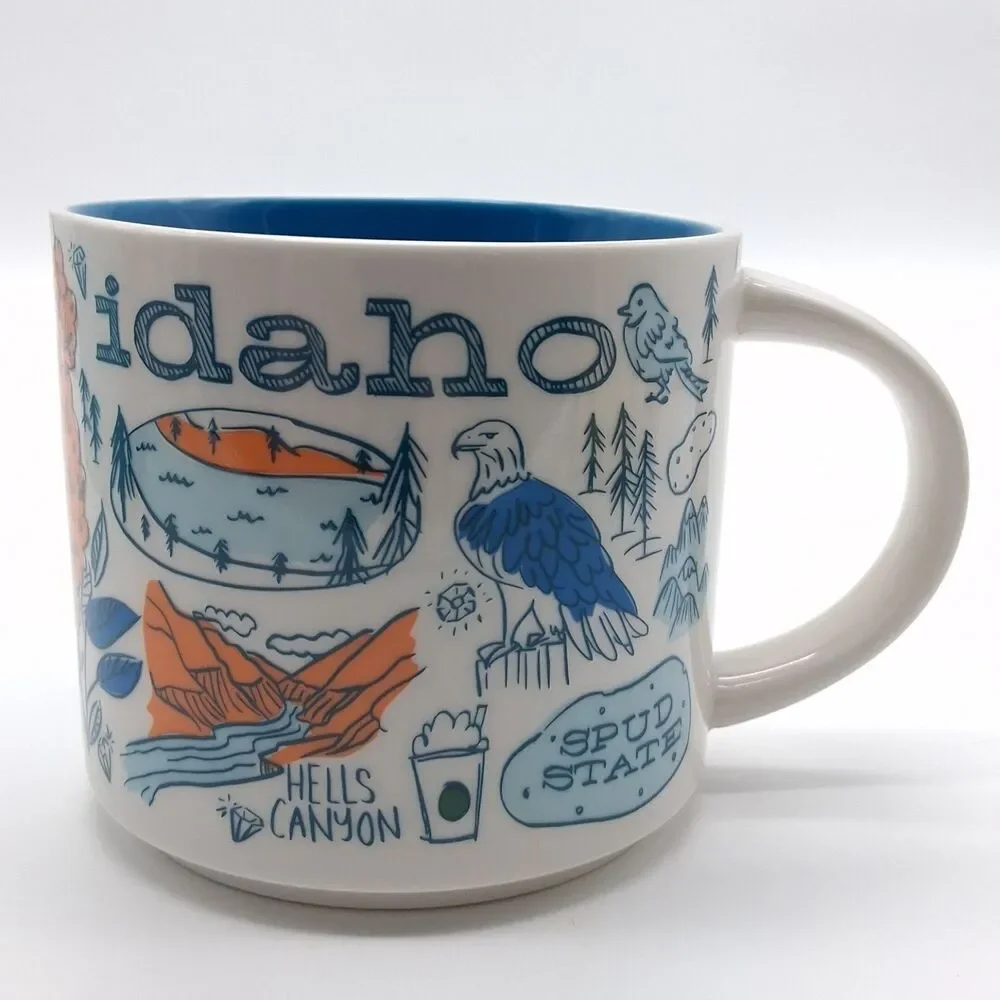 Starbucks Been There Series Idaho Across The Globe Collection Coffee Mug 14oz